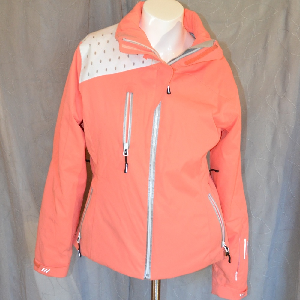 Nils orange snowboard jacket sz 4 20/20